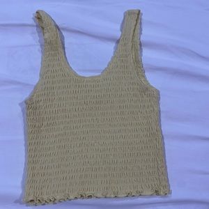 yellow Hollister top